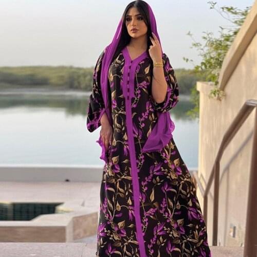 Fashion Muslim Modest Islamic Dress for Women Ramadan Eid Dubai Jalabiya Turkey Moroccan Caftan Arabic Oman Clothing