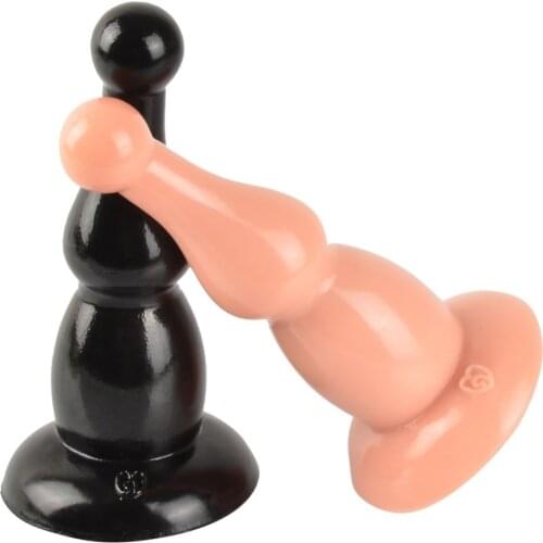 Smooth soft anal plug with Suction cup buttplug anal sex toys anal balls expander dildo prostata massager sex products for men