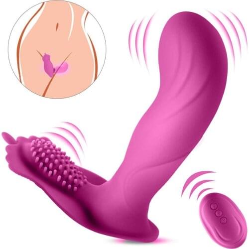 Wearable Vibrator Clitoris And G-Spot Stimulator Remote Control Vibrate Masturbation Dildo Toys For Adult Woman Couples Product