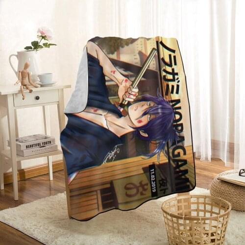 New Arrival Yato Noragami Blankets Printing Soft Blanket Throw On Home/Sofa/Bedding Portable Adult Travel Cover Blanket 0629