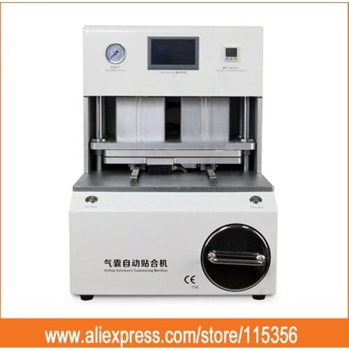 New All In One New Design forCurved Screen OCA LCD Laminating Machine Bubble Remover Built-in Vacuum Pump Air Compressor 708