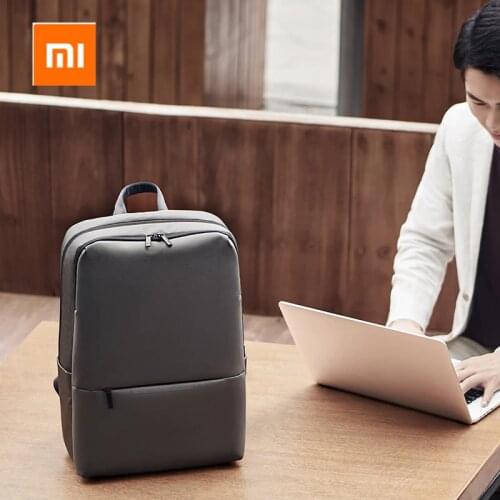 Original Xiaomi Mijia Simple Casual Backpack 2 Polyester Comfort Material 15.6 inch Men Women Bags For Business
