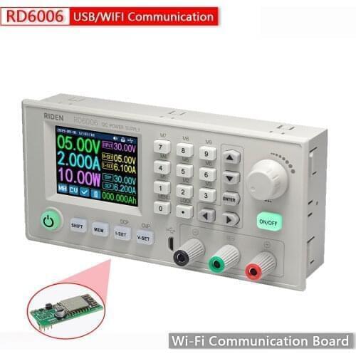 RD6006 RD6006W USB DC-DC Voltage Current Step-down Power Supply Module Buck Voltage Converter Voltmeter 60V 5A machine tool