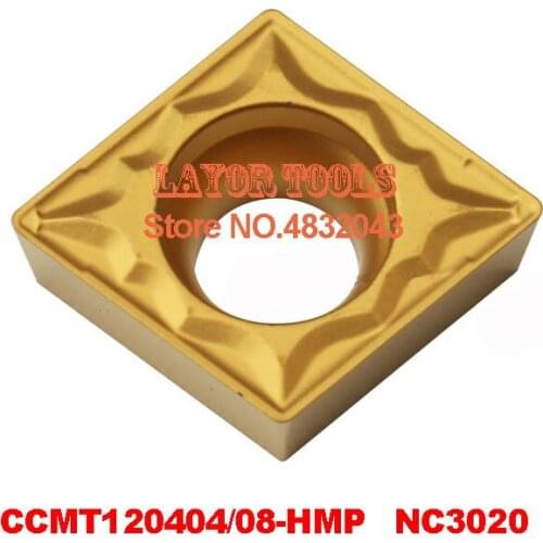 10PCS CCMT120404-HMP NC3020/CCMT120408-HMP NC3020,carbide Turning Inserts For Steel,special Purpose Vehicle Lathe Blade