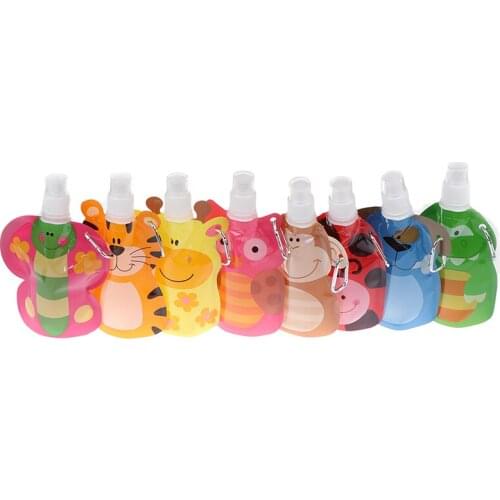 380ML Reusable Food Pouch Baby Packaging Reusable Squeeze Pouch Plastic Smoothie Squeeze Bags Refillable Lock Bag