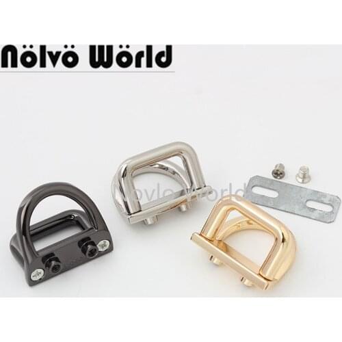 4-20-100 pieces 4 colors 25*17mm 5/8" metal hanger connector for DIY bags hanger connector purse accessories