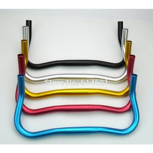 25.4mm aluminum track bike handlebar fixie fixed gear single speed road bike small bullhorn handle bar alloy bike parts