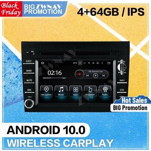 Android 10.0 Car multimedia Player for Porsche 911 997 Cayman 2005-2008,Boxter 2005-2012 navi audio radio auto stereo head unit
