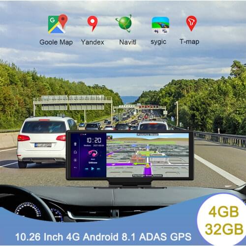 5.18 Inch 4G Android 8.1 Car DVR Dual Camera FHD 1080P auto video Recorder Dash cam 24H Parking Monitor WiFi Bluetooth dvr