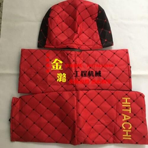 Free shipping Cotton Excavator Seat Cover Case For KOMATSU HITACHI KATO SUMITOMO KOBELCO CASE DAEWOO SANY Excavator