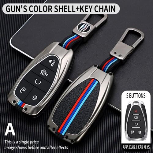 Zinc alloy Car Key Covers Fob Shell For Chevrolet Cruze spark sonic camaro Volt Bolt Trax Malibu cruze 2 3 4 5 button styling