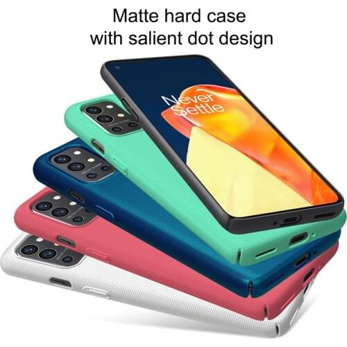 NILLKIN Super Frosted Shield Phone Case For Oneplus 9R Hard PC Matte Back Cover For One plus 9R With Phone Stand