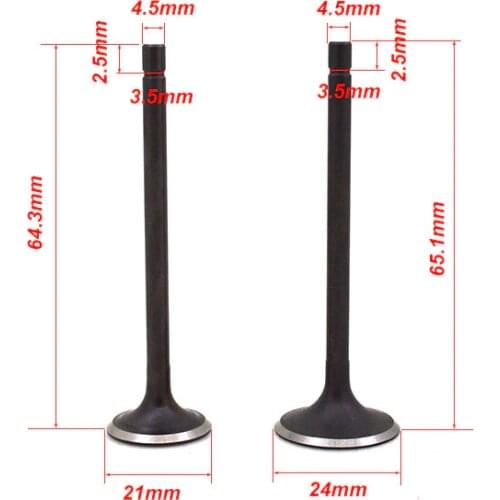 Motorcycle Engine Valve Intake Exhaust Stem Valve Oil Seal for Yamaha ZY125 ZY 125 Force Future 125cc