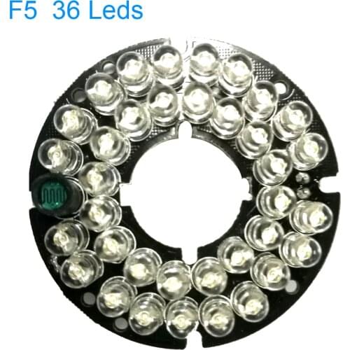 90 degrees Night Vision IR LED CCTV Accessories infrared light 36 Grain IR LED board for Surveillance cameras night vision