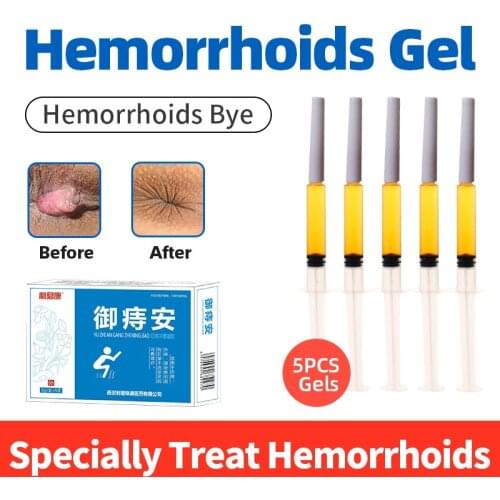 Chinese Herbal Hemorrhoids Ointment Gel Eliminate Meat Hemorrhoids or External Anal Fissure Skin Treatment Cream