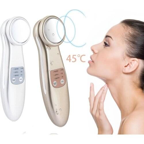 USB Mini Rejuvenation Beauty Massager Facial Firming Charging Hot Compression Essence Wrinkle Deep Cleansing Skin Beauty Tool