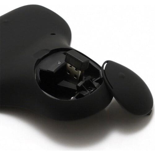 N5901 Mini 1000DPI 70-Key Handheld Wireless Keyboard Build-in 0.75 Inch Trackball Great Performance