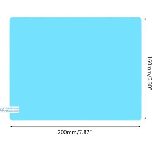 50LC 2 Pcs Car Side Windows Mirror Rainproof Film Anti-Fog Clear Protective Sticker Anti-Scratch Waterproof Window Film for Car