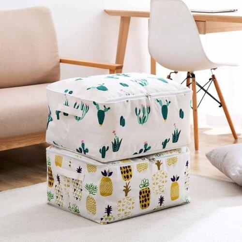 Clothes storage bag Folding Closet Quilted bags Waterproof Portable storages couett organizador de ropa couette sac de rangement
