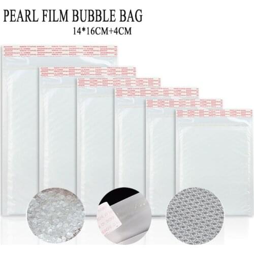 10pcs super light Waterproof Shockproof white pearl film bubble bag delivery bag packaging logistics bubble film bubble bag