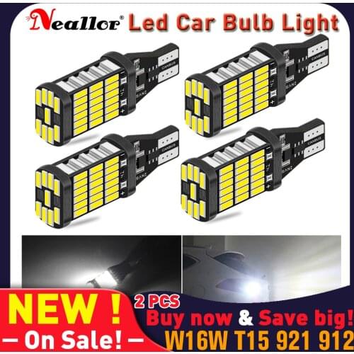 W16w Super Bright White 912 T15 Led Canbus No Error Free 921 926 Back Up Reverse Lights Bulbs On Cars Goods Diode Lamps For Auto
