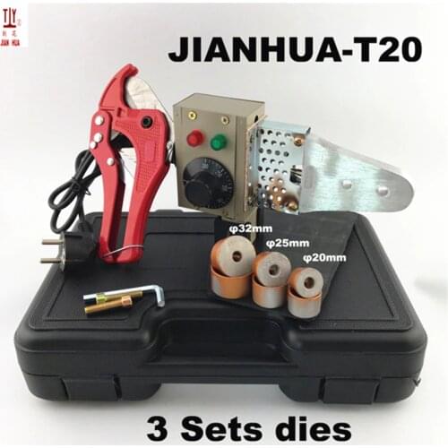 Plumber tools 20-32mm 220/110V 600W Temperature control hot melt machine ppr pipe welding machine plastic pipe welder