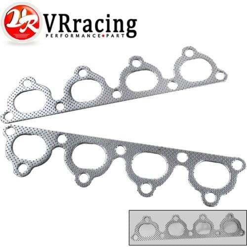 VR - FOR HONDA D-SERIES EXHAUST HEADER MANIFOLD GRAPHITE ALUMINUM GASKET D15 D16 D13 D14 VR4956