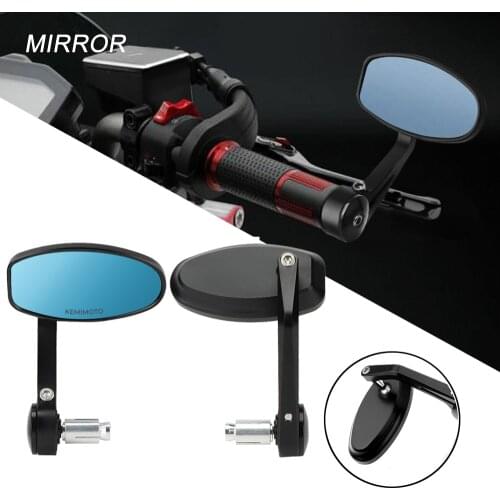 Motorcycle Bar end Mirror Rear View Rearview Mirrors Universal For BMW R1200gs For KAWASAKI Z 900 For Yamaha MT09 MT07 CBR600RR