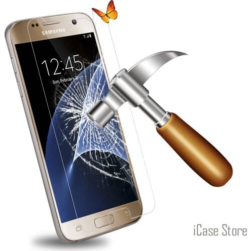 0.3MM / 9H / 2.5D Tempered Glass Screen Protector For Samsung Galaxy S7 G9300 SM-G930F Protective Film