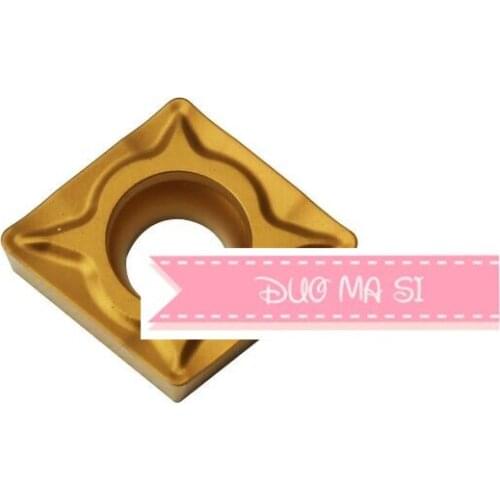 10PCS CCMT060204-HM YBC251 tungsten carbide turning inserts CCMT060204 cnc lathe cutting metal turning tools CCMT