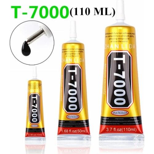 110 ml T7000 Glues Multipurpose Adhesives Super Glues Black Liquid Epoxy Glues For DIY Crafts Glass Phone Case Metal Fabric
