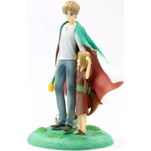 17CM pvc Japanese anime figure Natsume Yuujinchou Natsume Takashi Little Fox action figure collectible model toys for boys