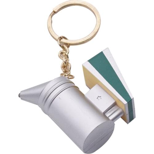 2PCS LED Beekeeping Smoker Keychain Bee Gift Beekeeper Smoker Keyring Bee Gift Beekeeping Souvenir