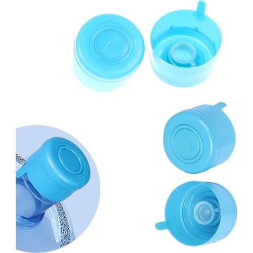 5Pcs/Set Anti Splash Peel Off Tops 3 Gallon 5 Gallon Water Bottle Snap On Lids Non Spill Reusable Replacemet Water Bottle Caps