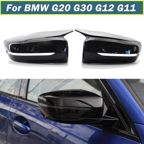 LHD Carbon Fiber Side Rearview Mirror Cover For BMW 3 5 G11 G20 330i 330d 340i G30 530d 530i 520d 525i G32 2019 2020