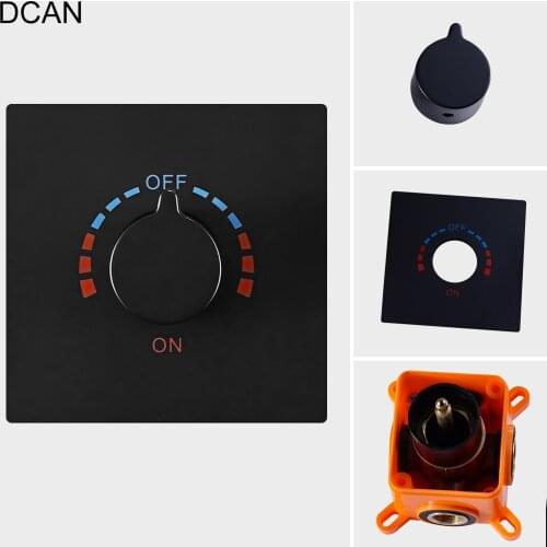 DCAN Black Shower Faucets