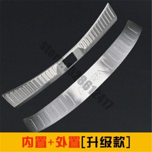 For Ford Escape Kuga 5 doors 2013~2016 stainless steel rear bumper protection window sill outside trunks decorative plate pedal