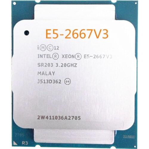 E5-2667 V3 Original Intel Xeon E5-2667V3 E5 2667V3 3.2GHz 8-Core 20M LGA2011-3 135W E5 2667 V3 free shipping
