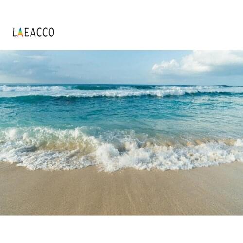 Laeacco Summer Beach Tropical Spray Seaside Party Home Decor Backgrounds Photography Customize Backdrops Props For Photo Studio