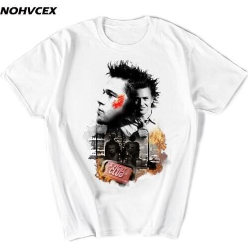 Fight Club Crime Movie Streetwear T-Shirt O-Neck Short Sleeves Summer Casual Fashion Unisex Men And Women