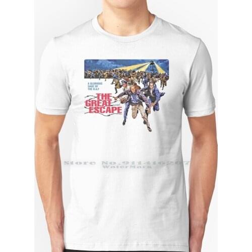 The Great Escape Shirt , Sticker , Hoodie T Shirt 100% Pure Cotton Great Escape Raf R