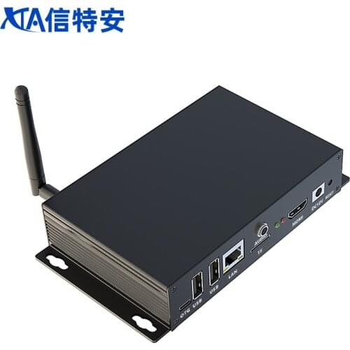 HD 3840*2160P Smart Media Advertising Digital Signage Video Player Box Android Quad Core 2G+8G With TF Card