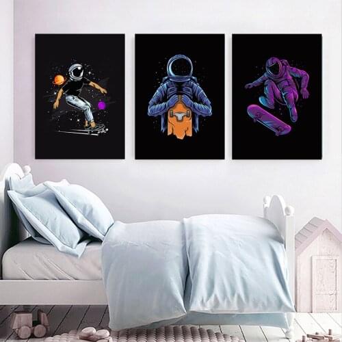 Space Skateboard Diamond Embroidery Cartoon Christmas Dinosaur Diamond Mosaic Diamond Painting Cross Stitch Kits Home Decor