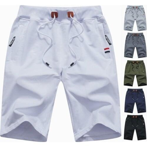 Summer New Mens Sports Shorts Casual Five-Point Pants Youth Fashion Trend Sports Comfortable Cotton Plus Size Pants