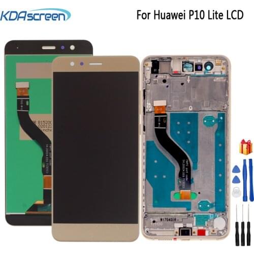 Original For HUAWEI P10 Lite LCD Display Touch Screen Repair Parts For HUAWEI P10 Lite Screen LCD Display With Frame