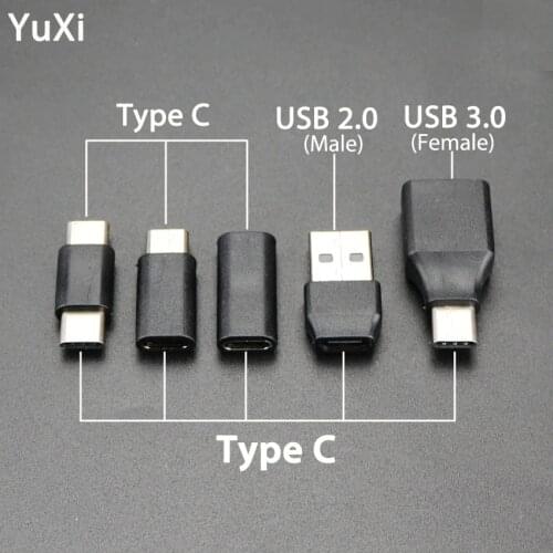 USB Type C to USB Adapter OTG USB C Male to Female Type-C to USB 3.0 Female Adapter Charge Converter Data Connector