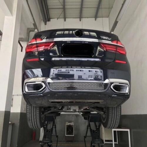 Suitable for Bmw New 7 G12m Board Modification, Barthais Four Outlet Throat Tail Lip Kit 7 Series Modification