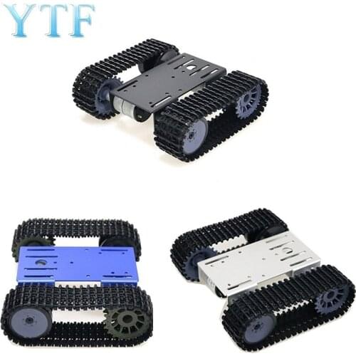 Arrival mini T101 Smart Robot Tank Chassis Tracked Car Platform with 33GB-520 Motor for Arduino DIY Robot Toy Part