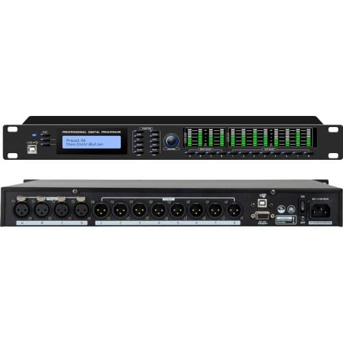 Leicozic DSP Processor 4In8Out Digital Audio Processor Processador De Audio Equalizer DJ Studio XTB480 For Live Performance