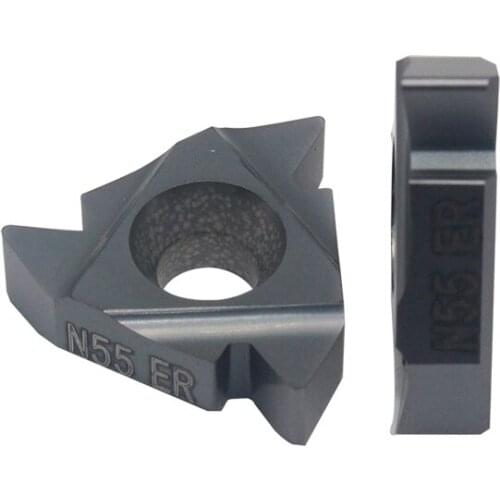 22 ER N 55 20pcs Threaded Inserts Tungsten Carbide Threading Lathe Inserts 22 ER N 55 LDA thread Turning Tool Holders